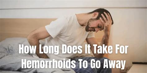 Why do hemorrhoids take so long to heal?