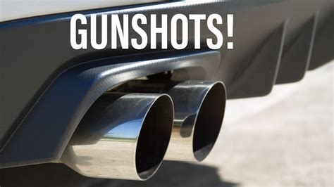 Why do loud exhausts pop?