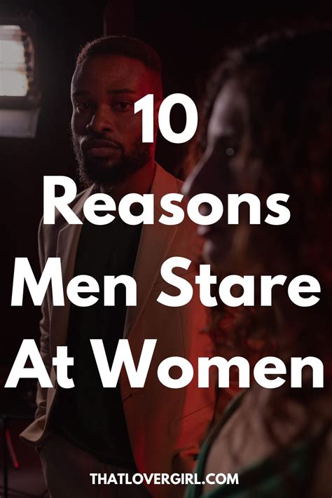Why do men stare at women's thighs?