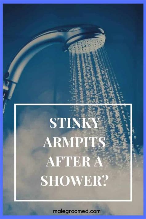 Why do my armpits stink even after I shower?