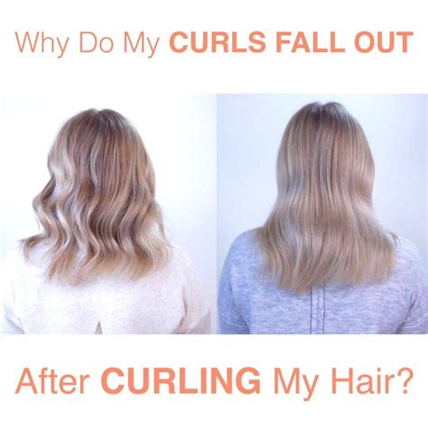 Why do my curls fall flat after curling?