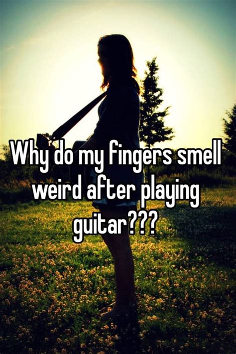 Why do my fingers smell like metal?