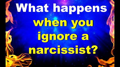 Why do narcissists purposely ignore you?