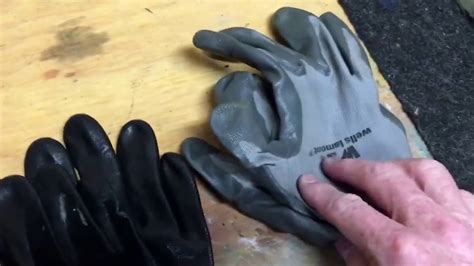 Why do oil painters wear gloves?