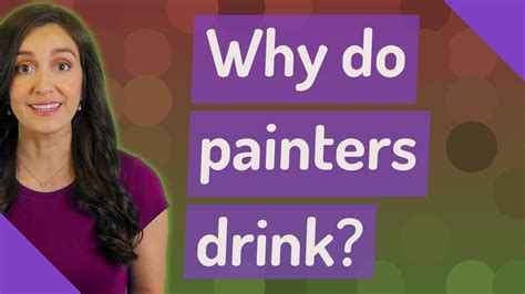 Why do painters drink milk?
