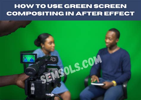 Why do people always use green screen?