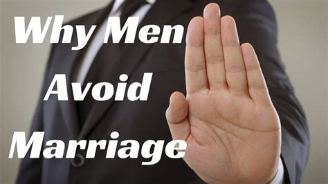 Why do people avoid marriage?