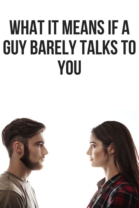 Why do people barely talk?