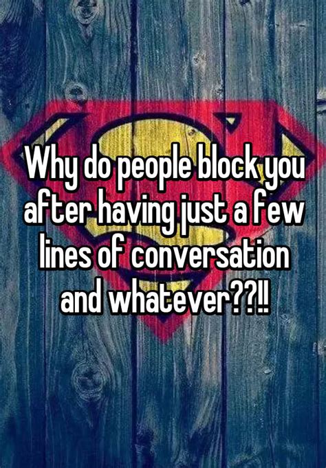 Why do people block you after a relationship?