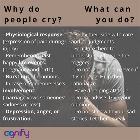 Why do people cry before a fight?