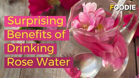 Why do people drink rose water?