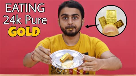 Why do people eat 24K gold?