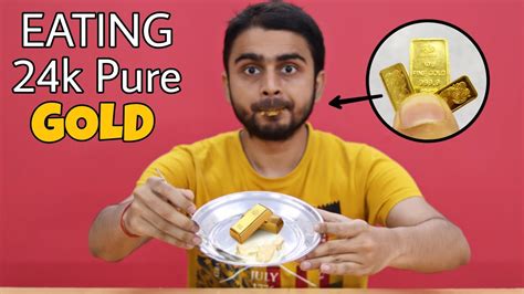 Why do people eat 24k gold?