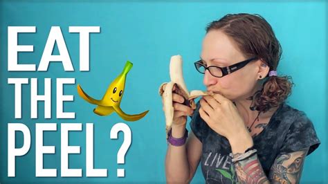 Why do people eat banana peels?