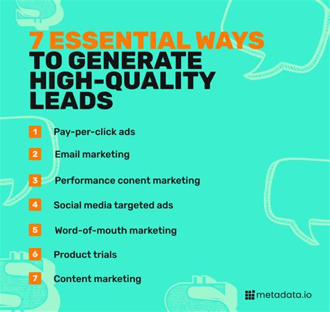 Why do people generate leads?