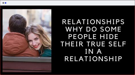 Why do people hide their relationships?