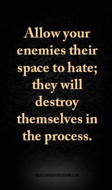 Why do people make enemies?