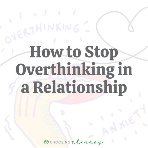 Why do people overthink in love?