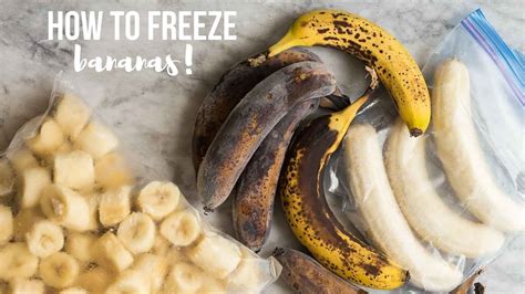 Why do people put bananas in the freezer?