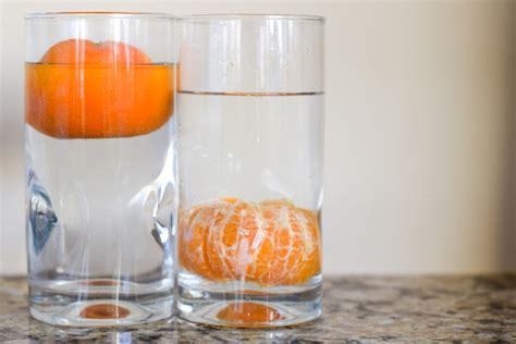 Why do people put oranges in water?