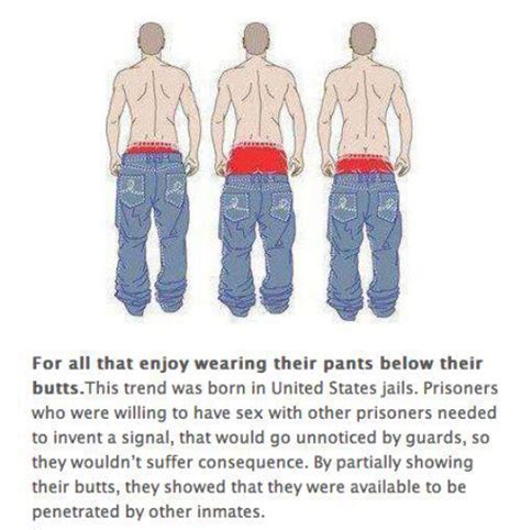 Why do people sag their pants so low?