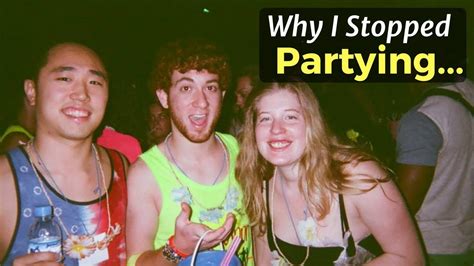 Why do people stop partying at 30?