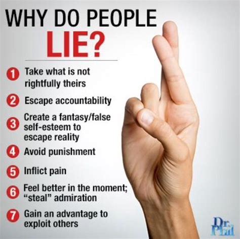Why do people tell lies?