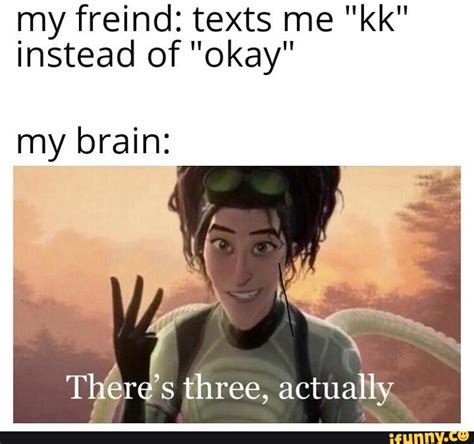 Why do people use KK instead of OK?