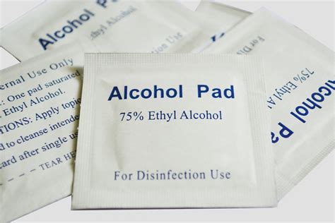 Why do people use alcohol wipes?