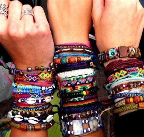 Why do people wear so many bracelets on their arm?