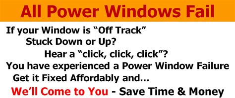 Why do power windows fail?