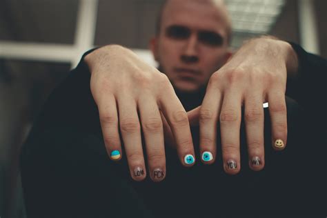 Why do punk rockers paint their nails black?