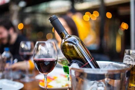 Why do restaurants chill red wine?