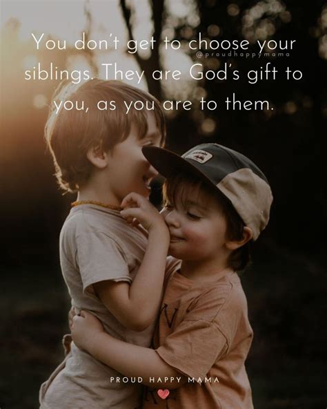 Why do siblings love each other?