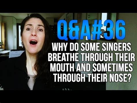 Why do singers breathe differently?