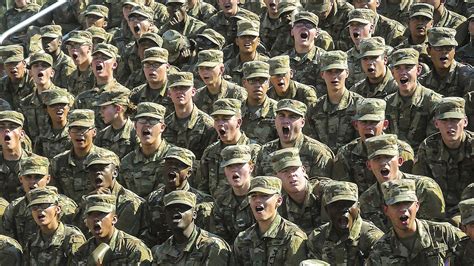 Why do soldiers open their mouth?