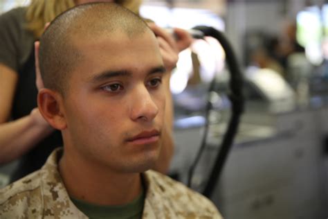 Why do soldiers shave their heads?