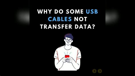 Why do some USB-C cables not transfer data?