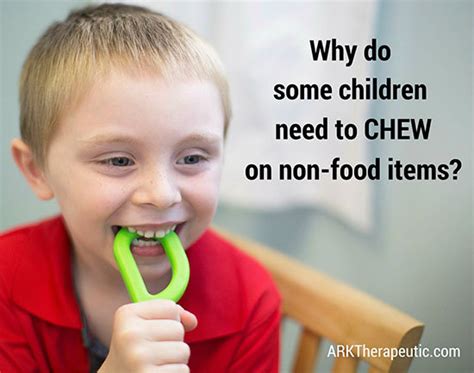 Why do some kids not chew?