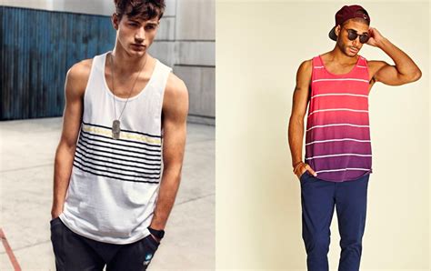 Why do some men wear tank tops?