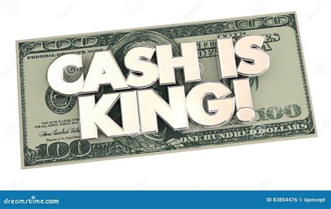 Why do they say cash is king?