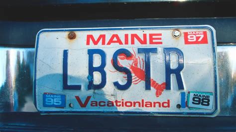 Why do trailers have Maine license plates?