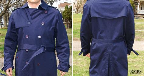 Why do trench coats have a flap on one side?