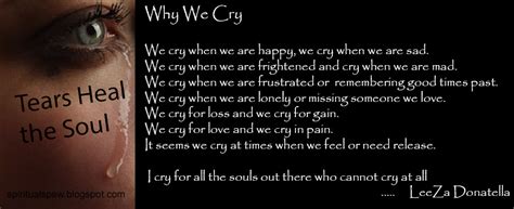 Why do we cry when we say goodbye?