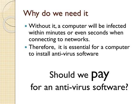 Why do we need antivirus?