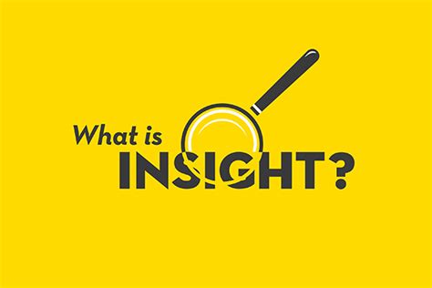 Why do we need insight?