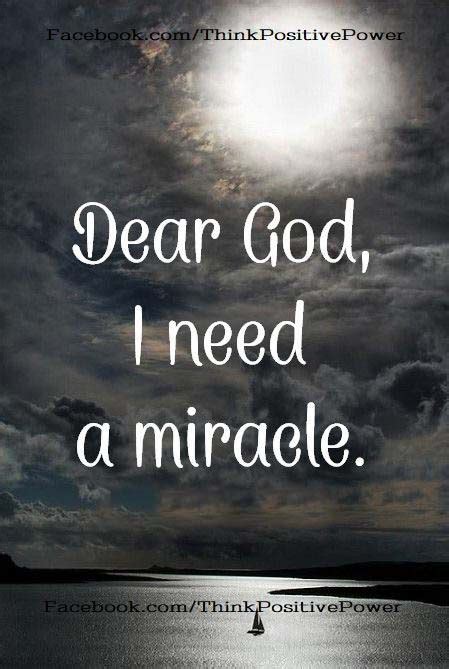 Why do we need miracles?