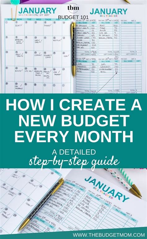 Why do you need to write a budget every month?