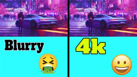 Why does 4K look blurry?