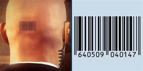 Why does Agent 47 have a barcode?